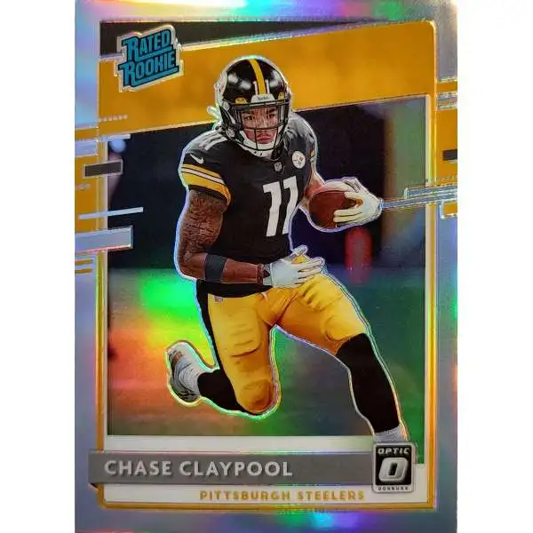 NFL 2020 Donruss Optic Silver Holo Prizm Chase Claypool #177 [Rated Rookie]