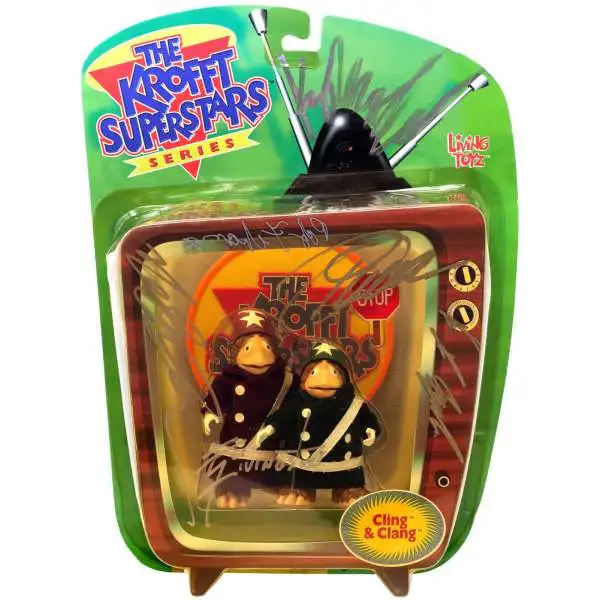 The Krofft Superstars Cling & Clang Action Figure [Unknown Autographs, Version 1]