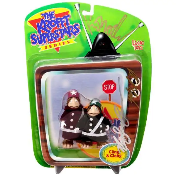 The Krofft Superstars Cling & Clang Action Figure [Unknown Autographs, Version 2]