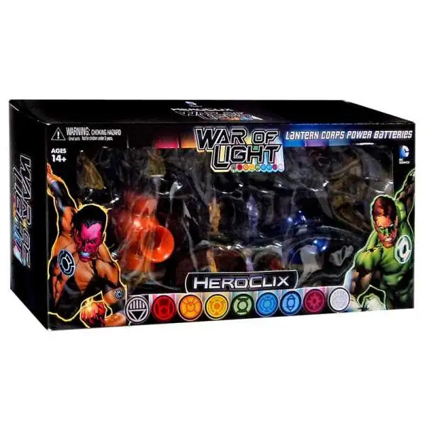 DC HeroClix War of Light Lantern Corps Power Batteries Accessory Set [Orange & Indigo]