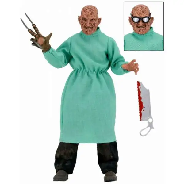 NECA Nightmare on Elm Street Part 4 Dream Masters Surgeon Freddy Krueger Clothed Action Figure