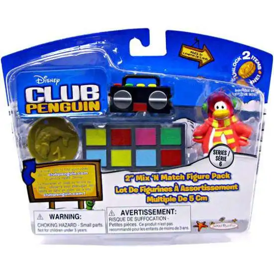 Club Penguin Mix 'N Match Series 6 Cadence Mini Figure Set