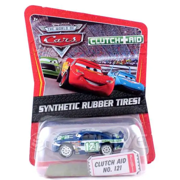 Disney / Pixar Cars The World of Cars Synthetic Rubber Tires Clutch Aid No. 121 Exclusive Diecast Car