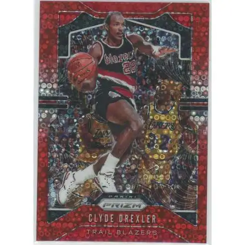 NBA 2019 Panini Prizm 33/125 Clyde Drexler #23 [Red Disco]