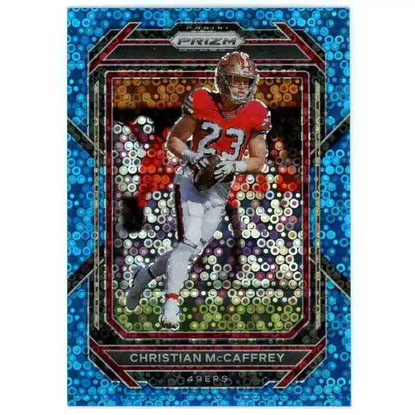 NFL 2022 Panini Prizm Football Blue 32/79 Christian McCaffrey #40
