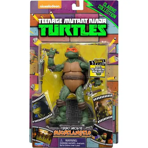 Teenage Mutant Ninja Turtles Classic Movie Series Michelangelo Exclusive Action Figure