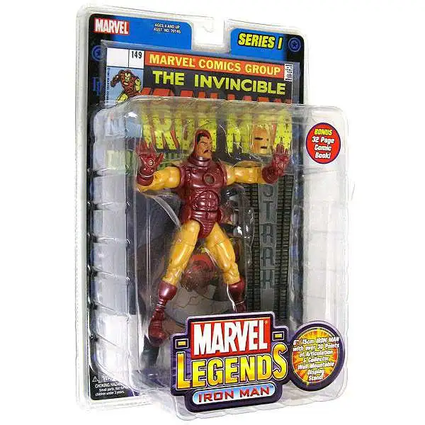 Marvel Legends Iron Man Action Figure [Yellow & Red Armor]