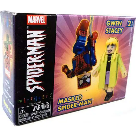 Minimates Masked Spider-Man & Gwen Stacy Minifigure 2-Pack