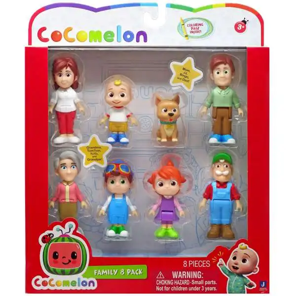 CoComelon Family Figure 8-Pack