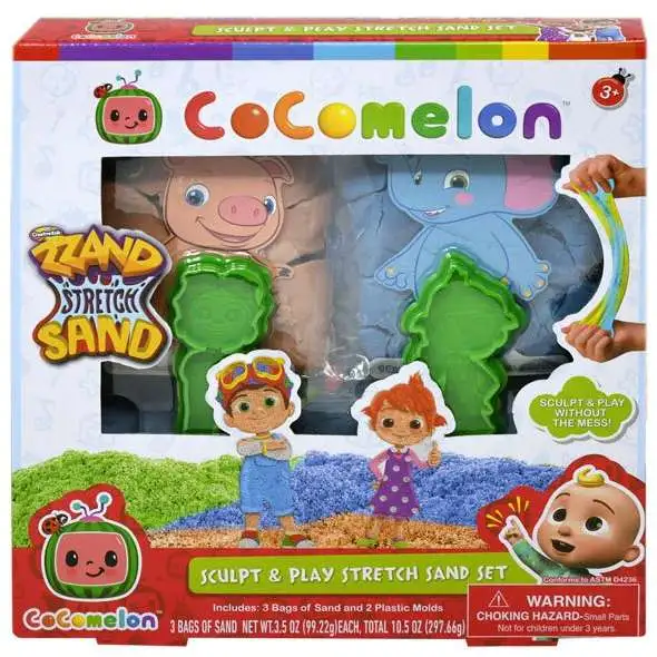 Cocomelon Sculpt & Play Stretch Sand Set