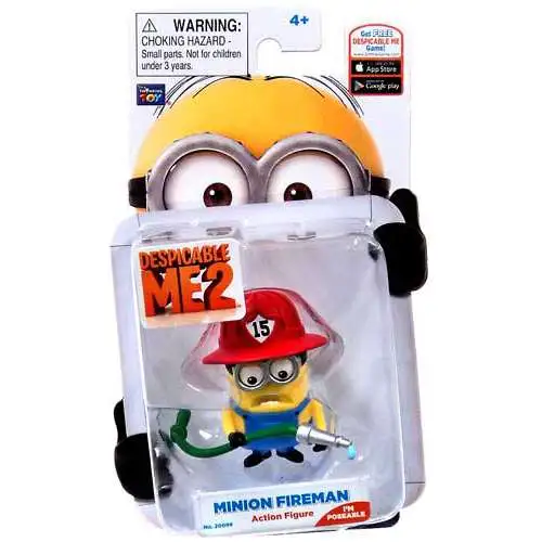 Despicable Me 2 Minion Fireman Action Figure [Damaged Package]