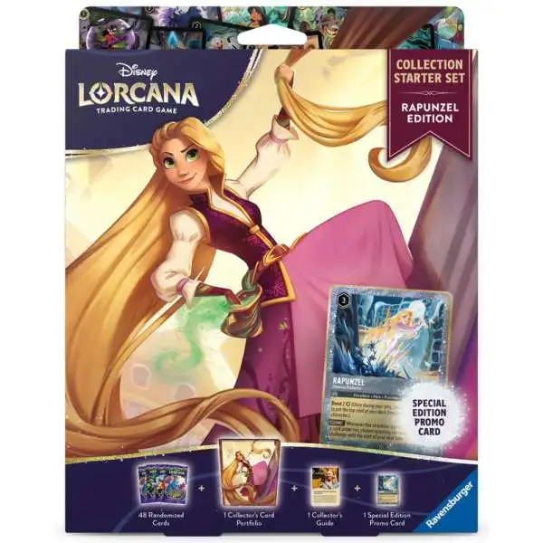 how to buy lorcana cards Disney Trading Card Game, Includes 2 Ready-to-Play Decks Each Includes 1 Booster Pack, Plus 4 Additional Booster Packs and 1 Promo Card : Toys & Games Additional Features Enhance your gameplay with two double DISNEY LORCANA TRADING CARD GAME