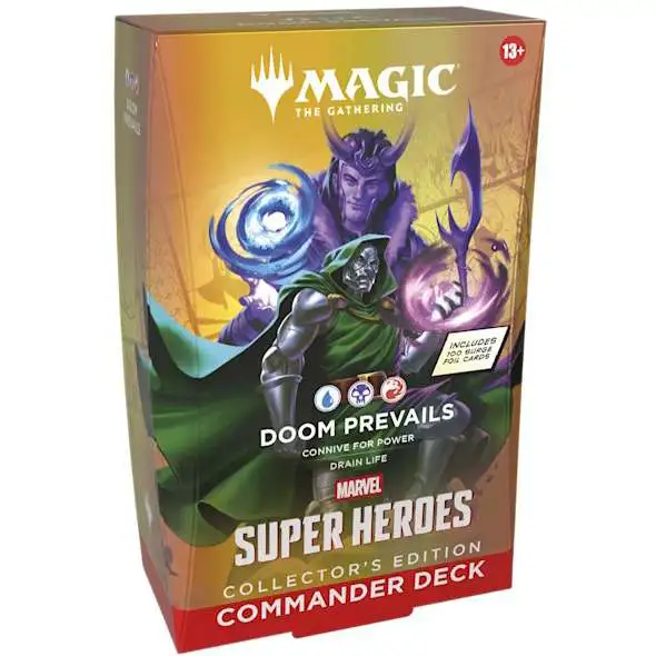 Magic The Gathering Marvel Super Heroes Doom Prevails COLLECTORS
