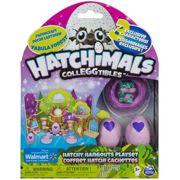 Hatchimals CollEGGtibles Fabula Forest Hatchy Hangouts Exclusive Playset