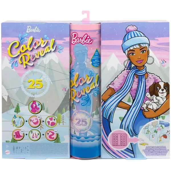 Barbie Color Reveal 2021 Advent Calendar [25 Surprises, Damaged Package]