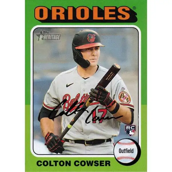 MLB 2024 Topps Heritage Colton Cowser #388 [Rookie]