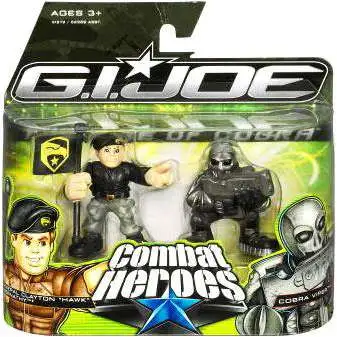GI Joe The Rise of Cobra Combat Heroes General Clayton "Hawk" Abernathy & Cobra Viper Mini Figure 2-Pack