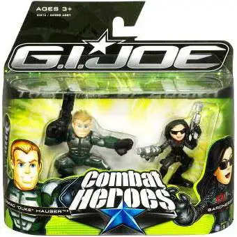 GI Joe The Rise of Cobra Combat Heroes Conrad Duke Hauser & Baroness Mini Figure 2-Pack