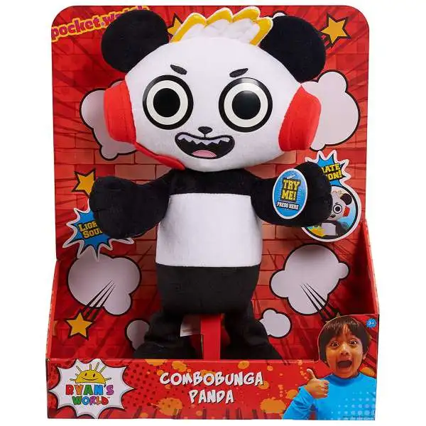 Ryan's World Combobunga Panda Feature Plush