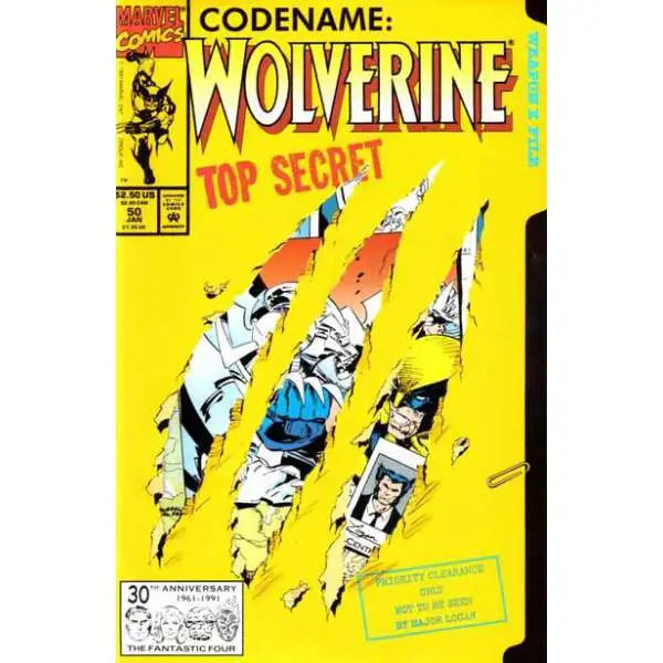 Marvel Wolverine, Vol. 2 #50A Comic Book [Die-Cut Comic (Direct Edition)] [Very Fine]