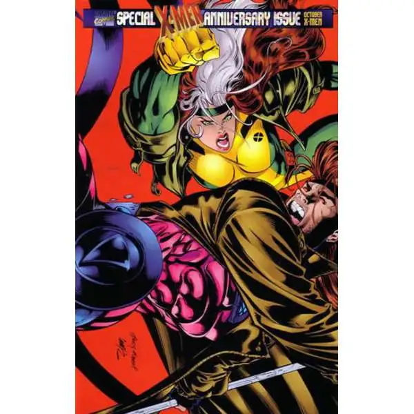 Marvel X-Men, Vol. 1 #45A Comic Book [Direct Edition - (Holofoil) Enhanced Wraparound Cover] [Very Fine]