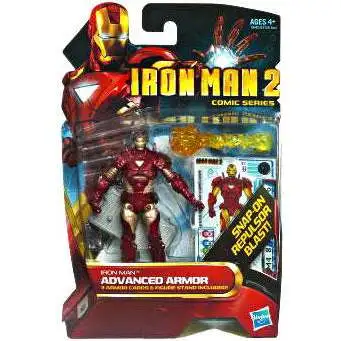 Iron Man 2 Comic Series Iron Man Advanced Armor Action Figure #32