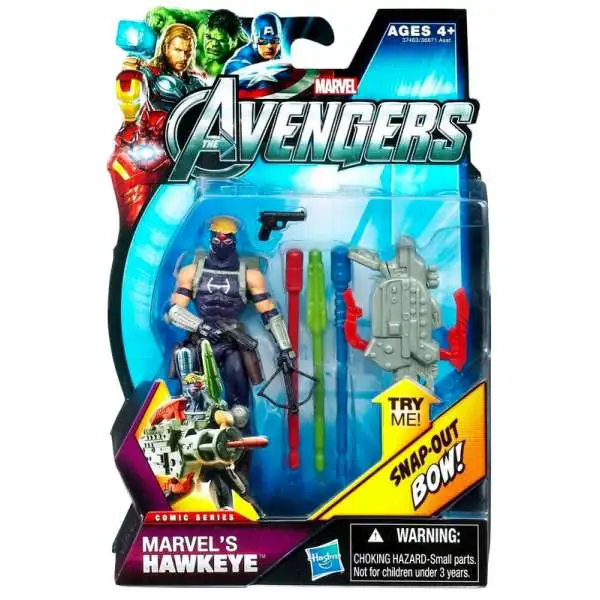Avengers Comic Series Marvel's Hawkeye Action Figure [Masked]