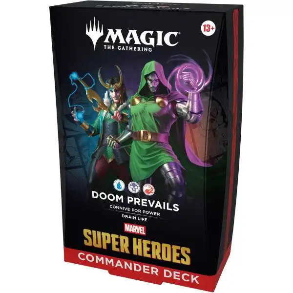 MtG Marvel Super Heroes Doom Prevails Commander Deck [100 Cards] (Pre-Order ships June)