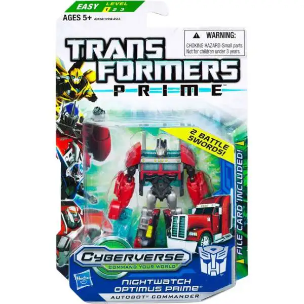 Transformers Cyberverse Commander Nightwatch Optimus Prime Commander Action Figure