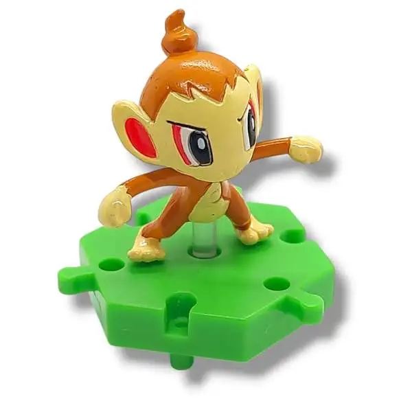 Pokemon Japanese Connecting Figures Chimchar 1-Inch PVC FIgure [Loose]