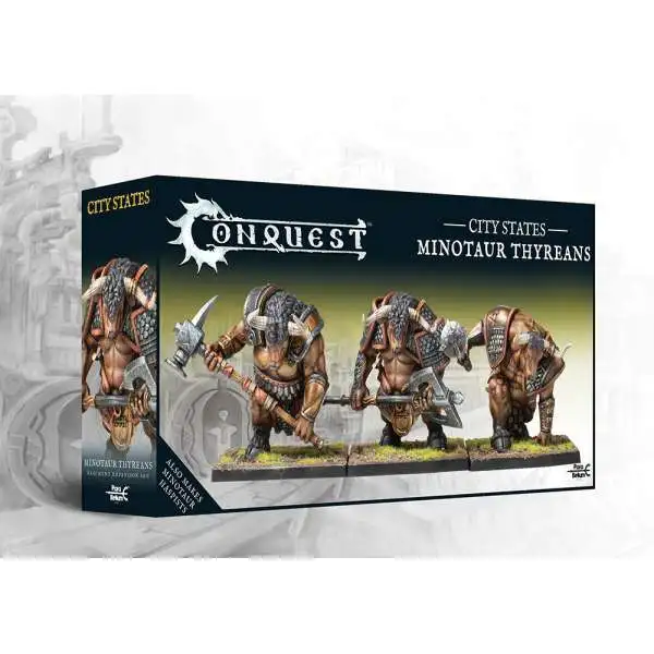 Conquest: The Last Argument of Kings City States Minotaur Thyreans (Dual Kit) Miniature Game Set