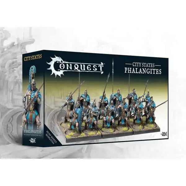 Conquest: The Last Argument of Kings City States Phalangites (Dual Kit) Miniature Game Set