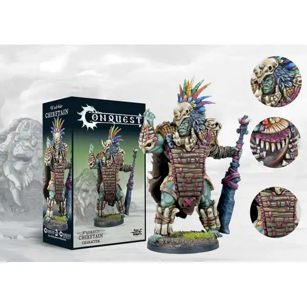 Conquest: The Last Argument of Kings W'adrhun Chieftain Miniature Game Set