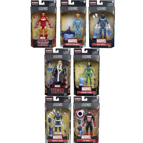 The Avengers Marvel Legends Controller Series Set of 7 Action Figures