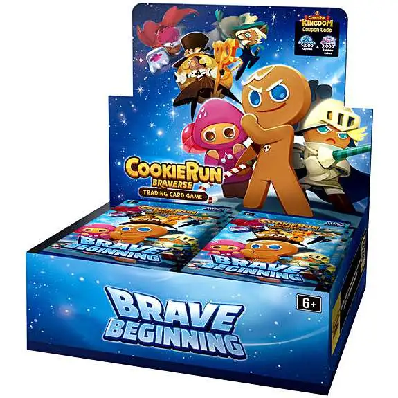 CookieRun Braverse Trading Card Game Brave Beginning Booster Box [28 Packs]