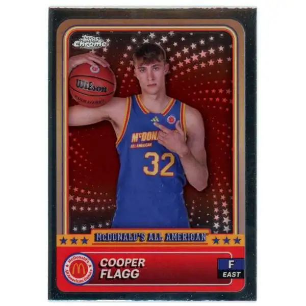 NCAA Topps 2024 Chrome McDonald's All-American Basketball Cooper Flagg #78