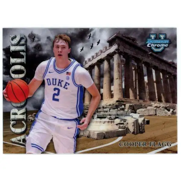 NCAA 2024-25 Bowman U Chrome Basketball Acropolis Cooper Flagg A-1