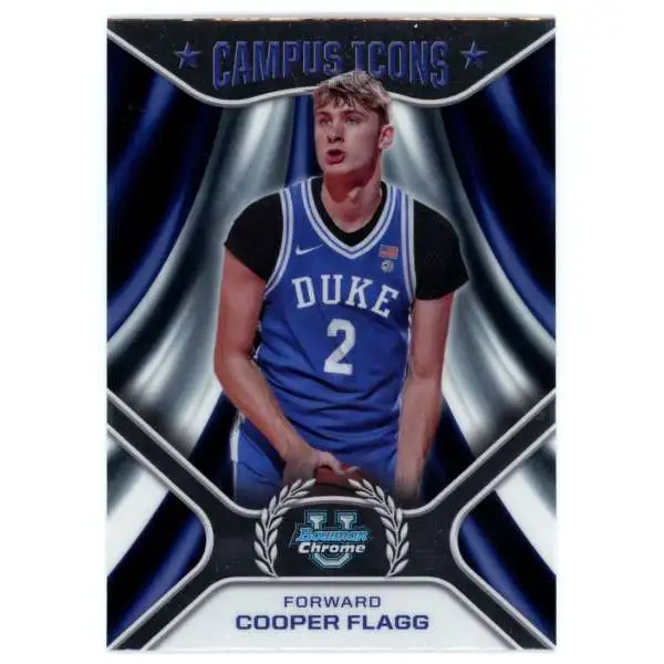 NCAA 2024-25 Bowman U Chrome Basketball Campus Icons Cooper Flagg CI-1