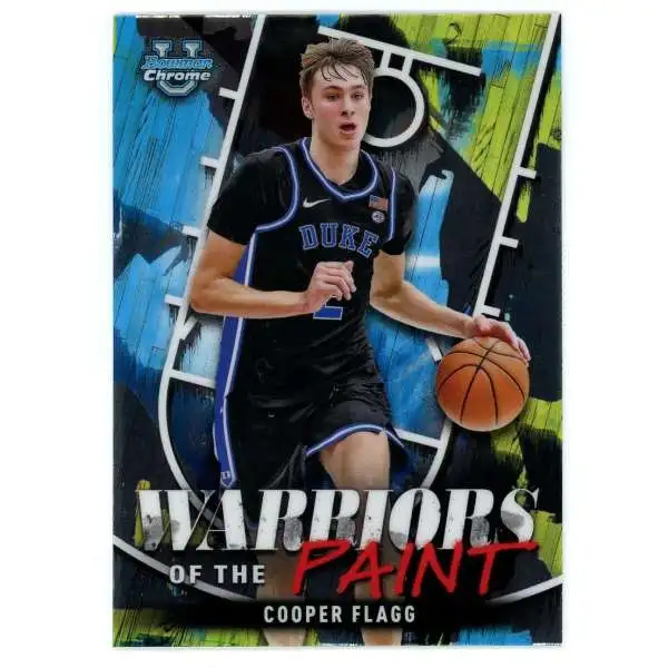 NCAA 2024-25 Bowman U Chrome Basketball Warriors of the Paint Cooper Flagg WP-7