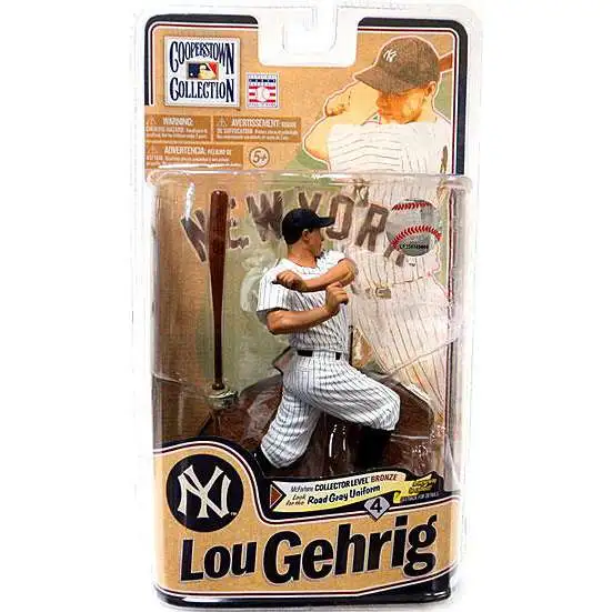 McFarlane Toys MLB New York Yankees Sports Picks Baseball Cooperstown Collection Series 8 Lou Gehrig Action Figure [White Uniform]