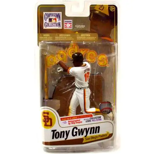 McFarlane Toys MLB San Diego Padres Sports Picks Baseball Cooperstown Collection Series 7 Tony Gwynn Action Figure [White Jersey]