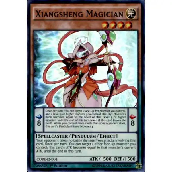 YuGiOh Clash of Rebellions Super Rare Xiangsheng Magician CORE-EN004