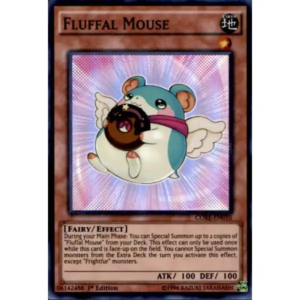 YuGiOh Clash of Rebellions Super Rare Fluffal Mouse CORE-EN010