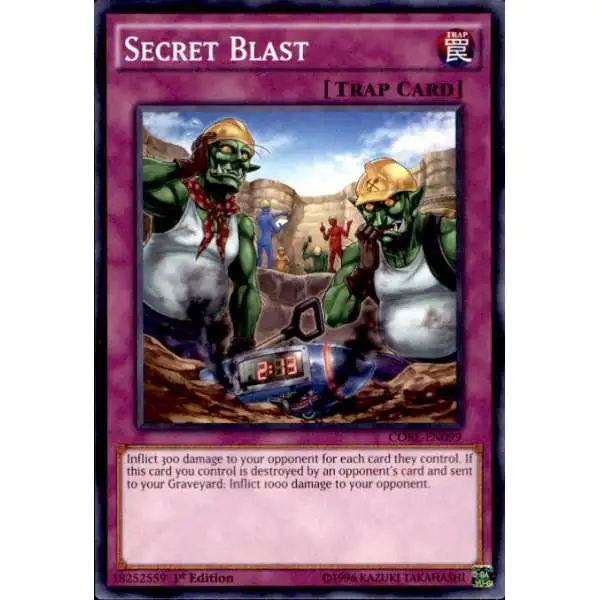 YuGiOh Clash of Rebellions Common Secret Blast CORE-EN099