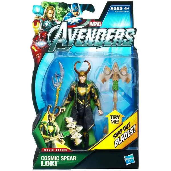 Marvel Avengers Movie Series Cosmic Spear Loki Action Figure