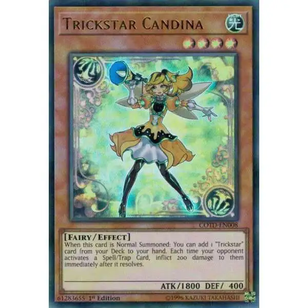 YuGiOh Code of the Duelist Ultra Rare Trickstar Candina COTD-EN008