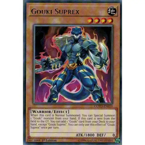 YuGiOh Code of the Duelist Rare Gouki Suprex COTD-EN010