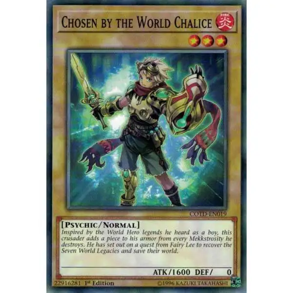 YuGiOh Code of the Duelist Common Chosen by the World Chalice COTD-EN019