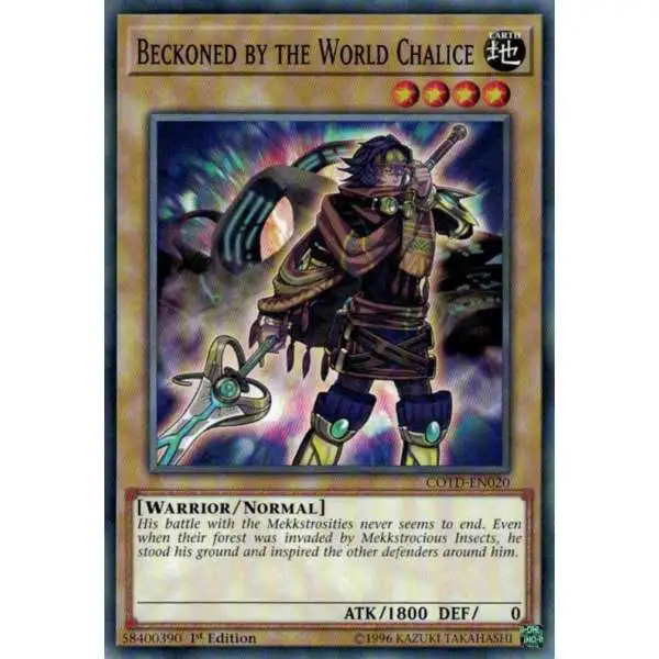 YuGiOh Code of the Duelist Common Beckoned by the World Chalice COTD-EN020