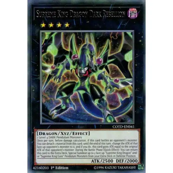 rebellion yugioh card ES01-AE038 Odd-Eyes Dragon Overlord (QCSR) TCG Corner You will receive the 1st Edition version of this card. YuGiOh Clash of Rebellions Single